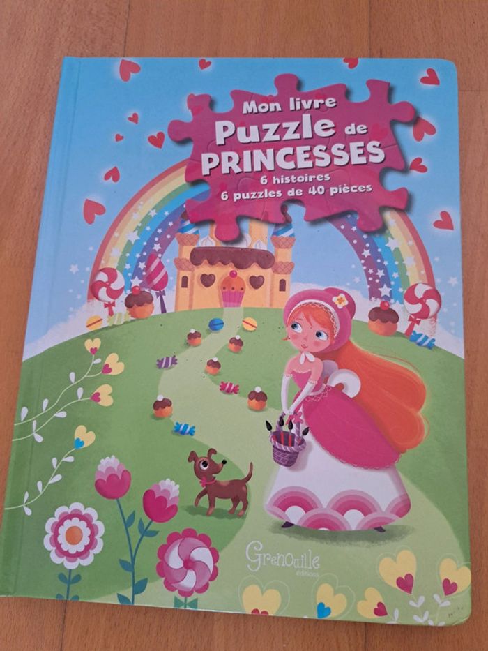 Livre puzzles princesse