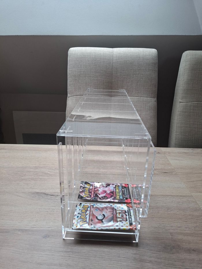 Distributeur pour boosters Pokémon ou autres TCG modèles 6 slots en acrylique premium - photo numéro 3