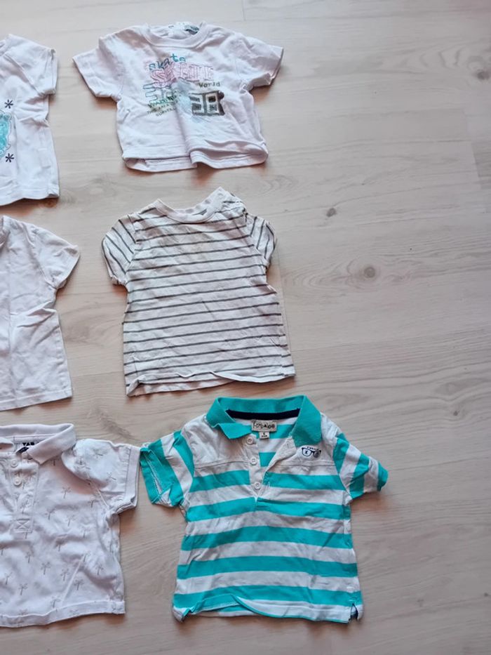 Lot de 9 tee-shirt manche courte 6 mois - photo numéro 5