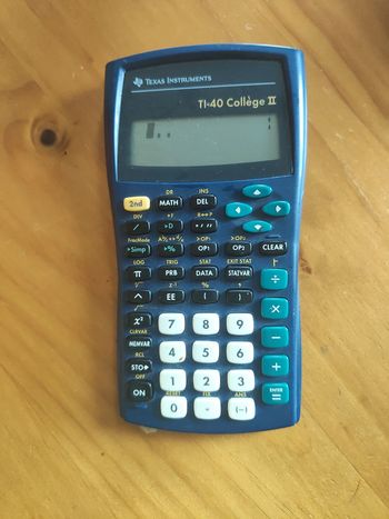 Calculatrice TI-40 Collège II Texas Instruments