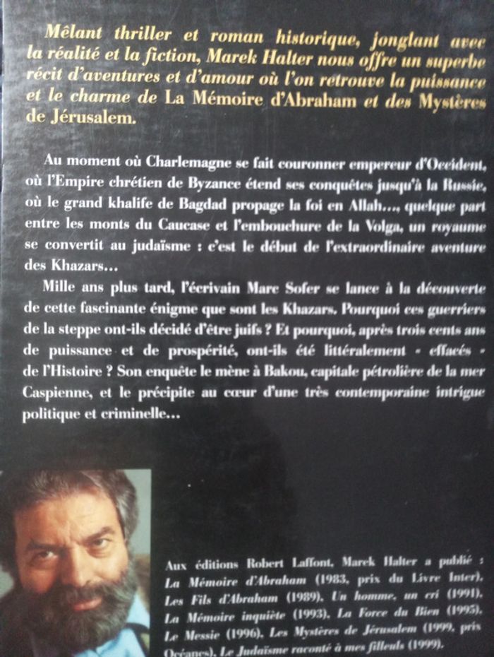 Marek Halter - Le vent des Kazars - photo numéro 3