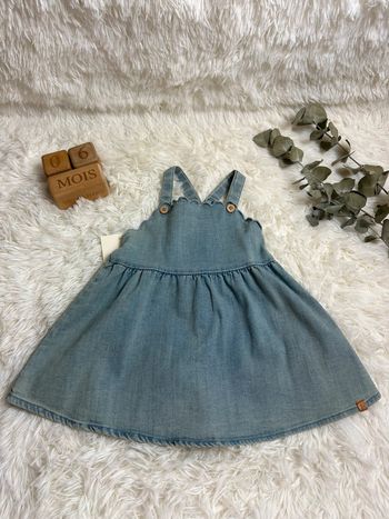 Robe en jean Lil Atelier taille 6-9 mois