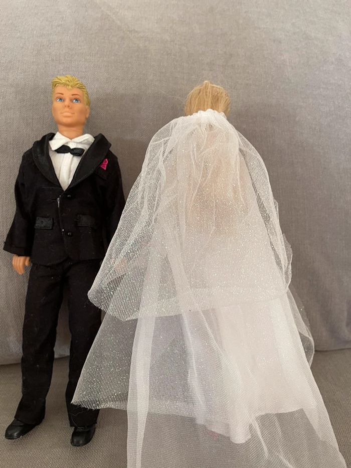 poupées Barbie couple de mariés - photo numéro 8