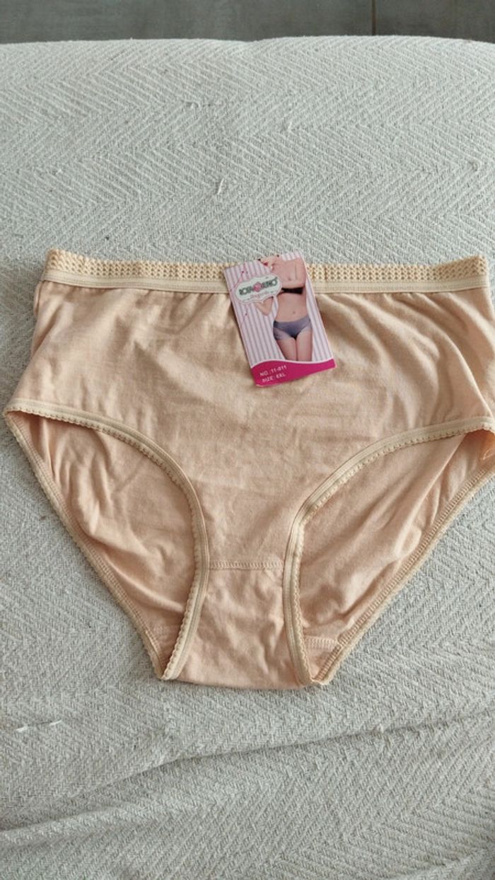 Culotte beige taille 40/42 femme taille haute - photo numéro 2