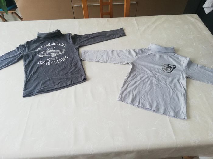 Lot 2 col roulé in extenso 6 ans