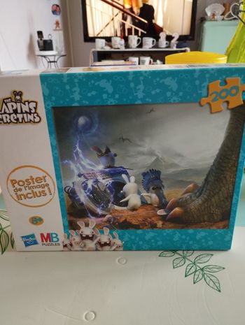 Puzzle enfant lapins crétins