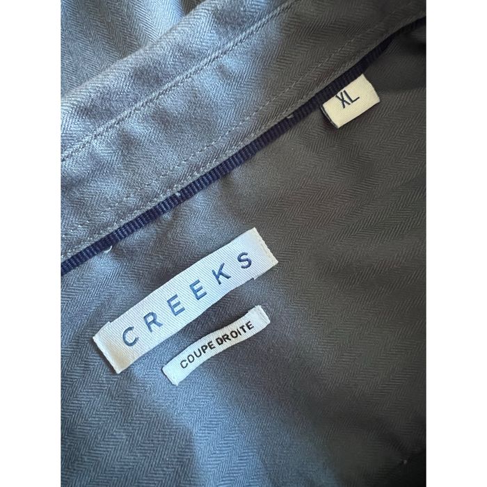 Chemise grise coupe droite taille XL Creeks - photo numéro 8