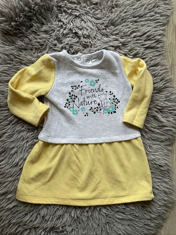 Robe manches longue Winnie l'ourson - 6/12 mois