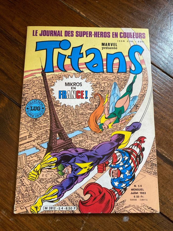 Lot de 5 Titans Marvel Super Héros comics - photo numéro 8