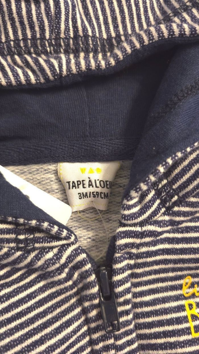 (Neufs non portés) 🏷🥰🤩superbe ensemble molleton 3mois Garçon 🤩🥰 - photo numéro 4