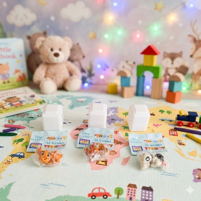 Lot 3 Figurines Gommes Disney Classics - Puzzle Palz 🧩 - photo numéro 1