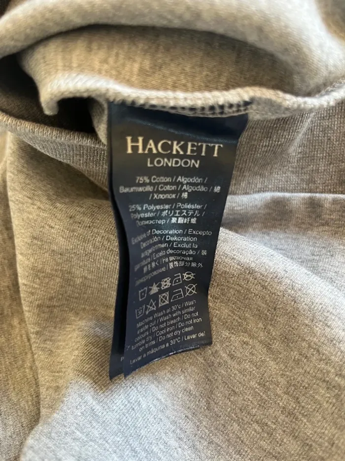 Sweat gris hackett xxl - photo numéro 8