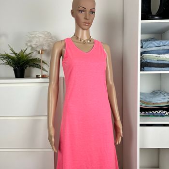 Robe longue rose fuchsia La Halle - Taille 36 S