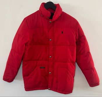 Doudoune rouge Ralph Lauren /