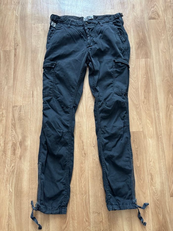 Pantalon treillis noir homme 31 - photo numéro 1