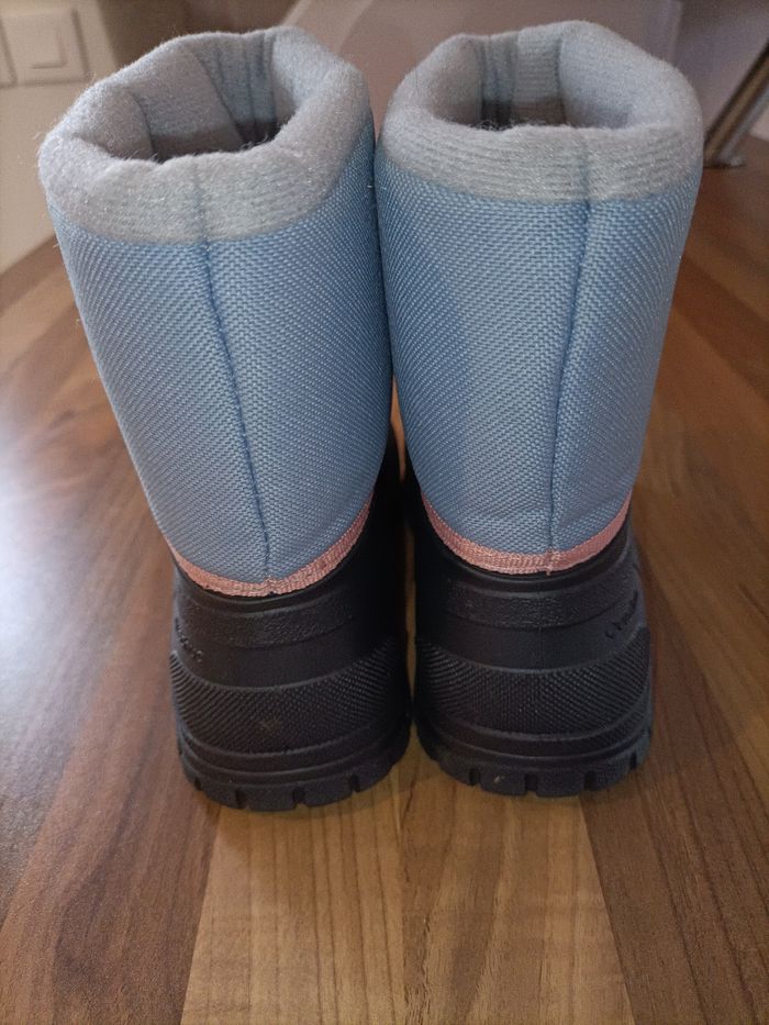 Bottes de neige ski 28-29 bleu clair/rose/noires Quechua - photo numéro 5