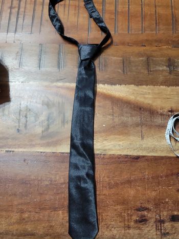 Petite cravate effet soie