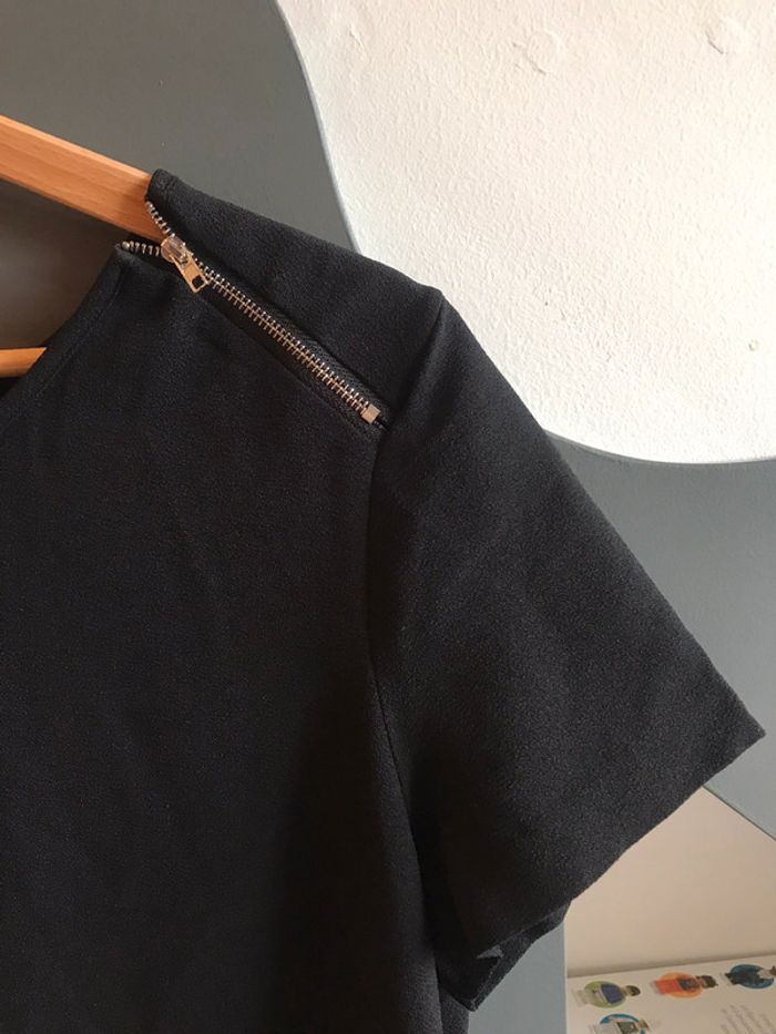 Robe noire dos drapé Molly Bracken - photo numéro 2