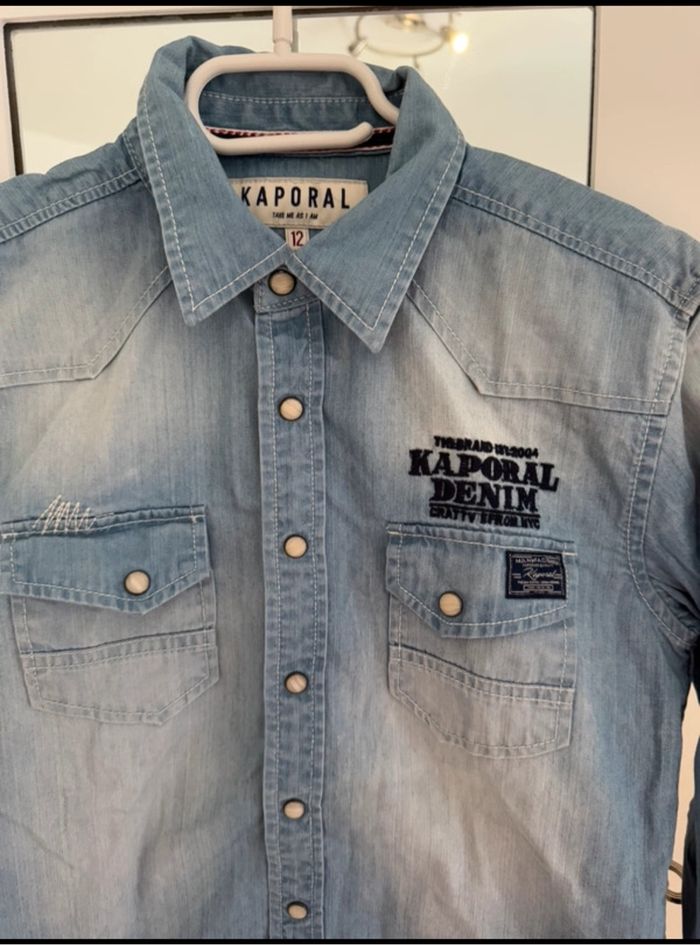 Chemise en jean Kaporal 12 ans - photo numéro 2
