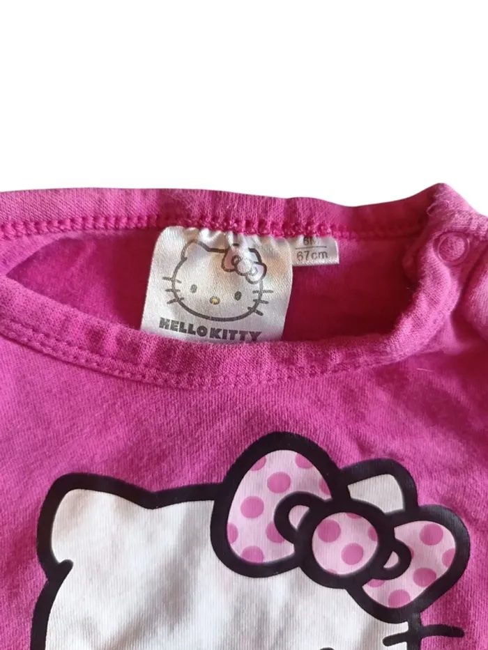 Tee-shirt manches longues 6 mois hello Kitty - photo numéro 2