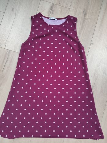 Robe sans manche à pois