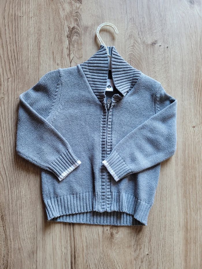 Gilet zippé 80 cm