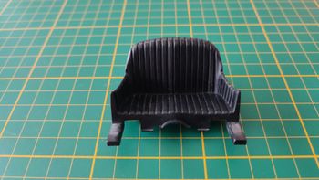 Banquette siège pièce détachée miniature Burago Bburago Alfa Romeo 2300 Monza 1934 1/18 1/18e 1/18èm