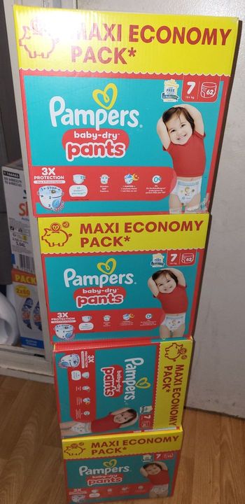 Couches pampers baby-dry pants T7 
