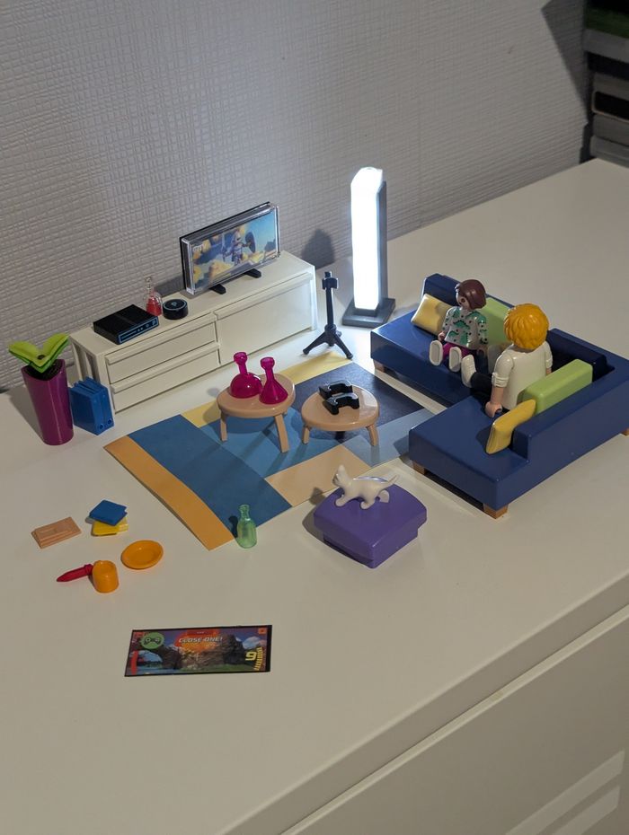Playmobil salon moderne