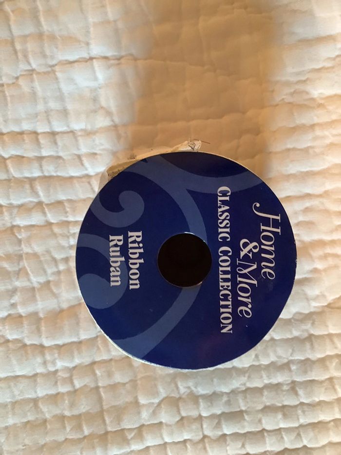 Ruban large en coton imprimé type Jouy, neuf - photo numéro 3