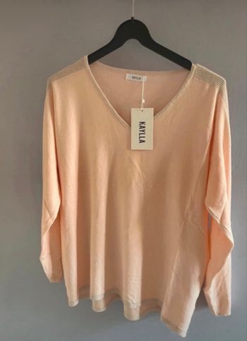 Pull rose poudré t.U