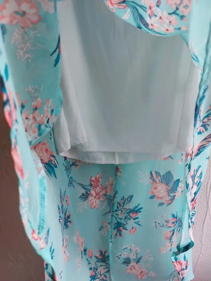 Robe bustier fleurie tendance Taille L - photo numéro 4
