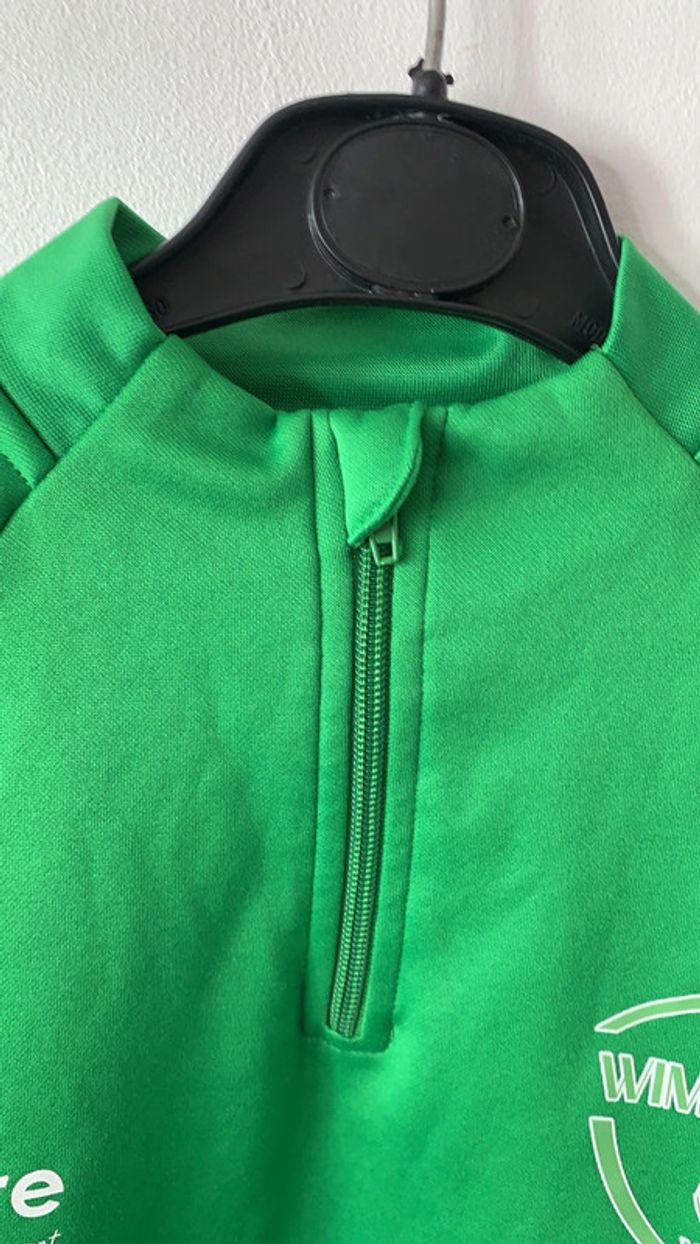 Veste sport foot verte Wimereux Airspire 10 ans - photo numéro 3