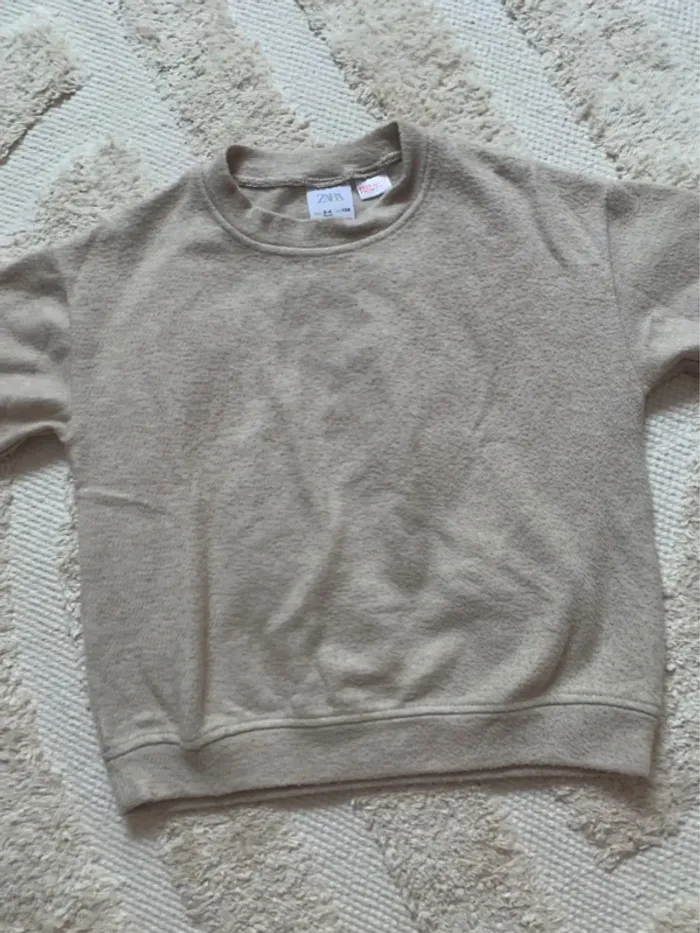 👕 pull beige – Zara – Taille 3-4 ans (104 cm)