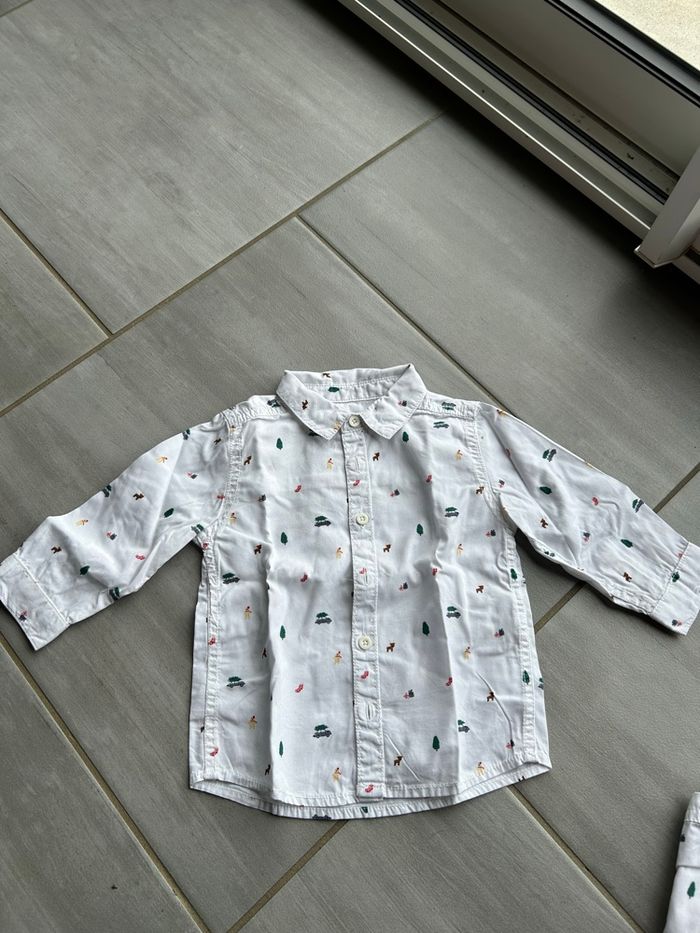 Chemise de Noël garçon 12 mois