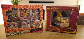🔥pokémon coffret collection figurine super premium dracaufeu ex et coffret collection premium dracaufeu ex - FR 