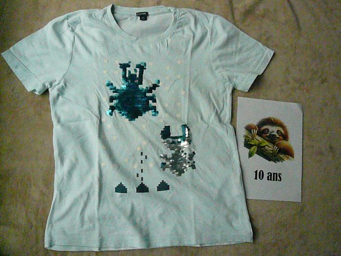 Lot de 2 tee-shirts garçon 10 ans (n°37) - photo numéro 2