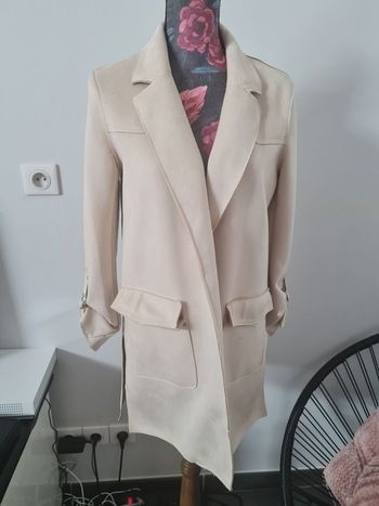 Veste manteau peau de pêche