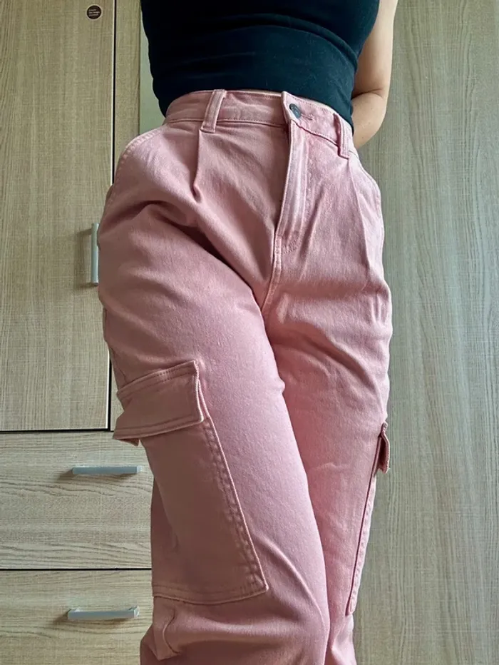 Pantalon cargo rose - photo numéro 2