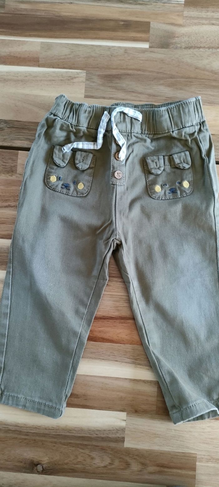 Pantalon sergent major kaki