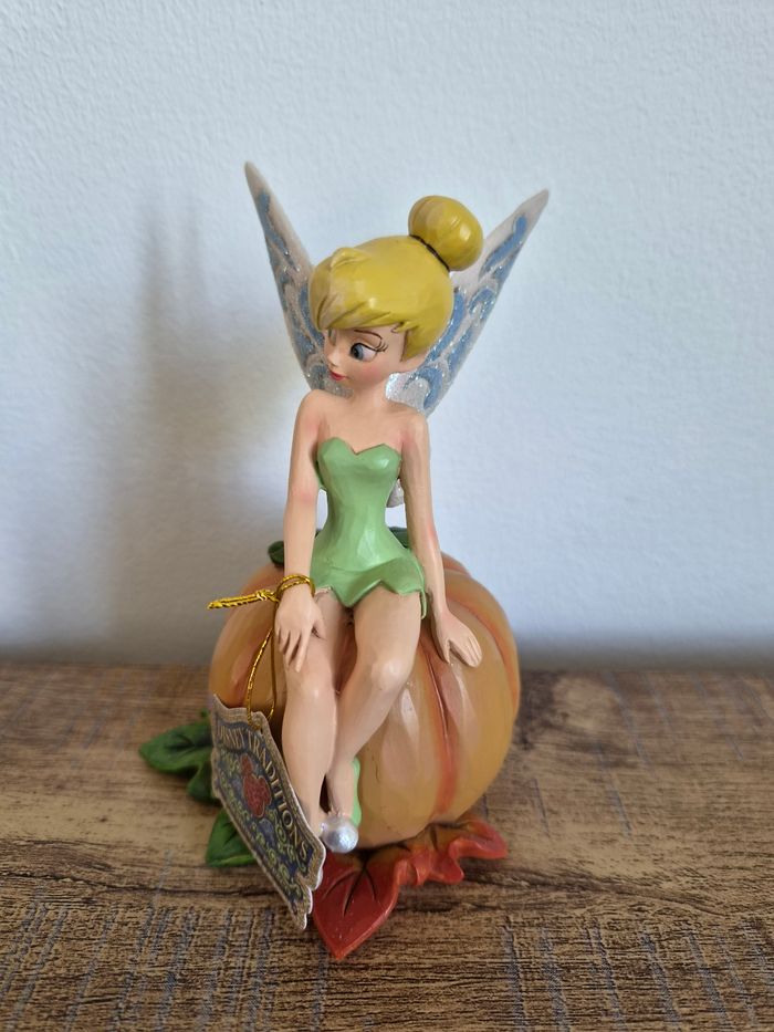 Figurine Fée Clochette Sur La Citrouille - Disney Traditions - photo numéro 3