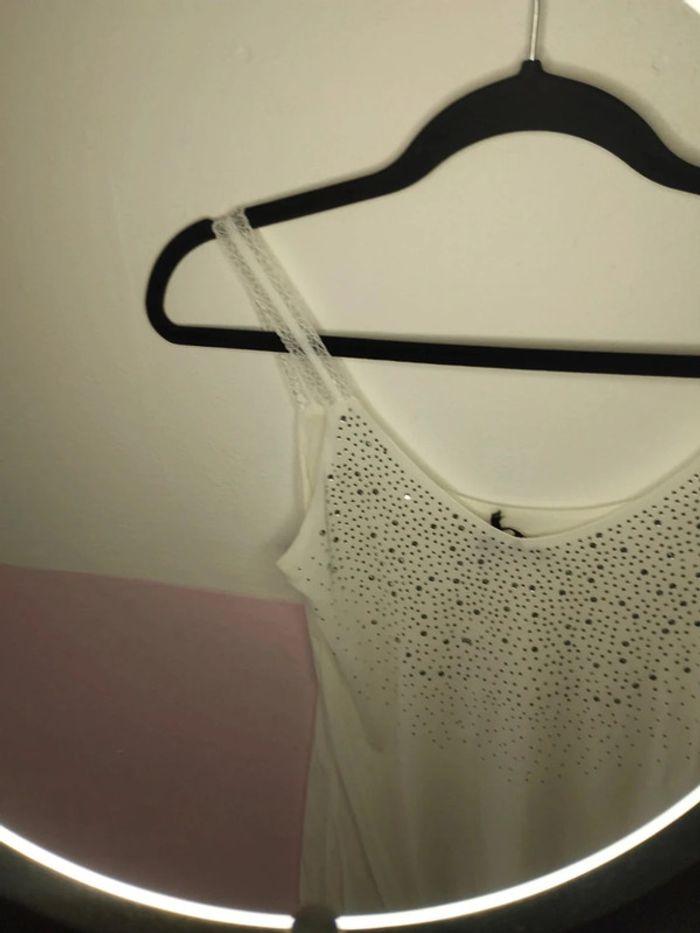 Débardeur crème Molly Bracken taille S - photo numéro 3