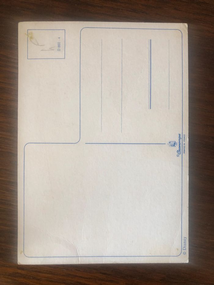 Jeu de cartes postale mufasa Simba le roi lion Disney 1994 - photo numéro 2