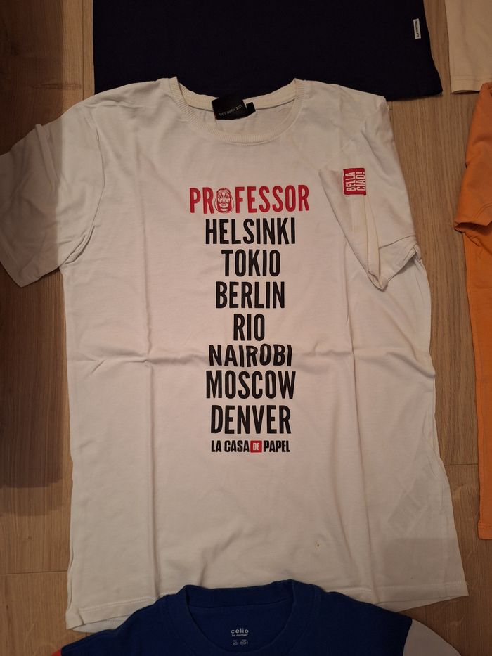 6 tee-shirts manches courte  dont 1 manche longue 14 ans - photo numéro 5