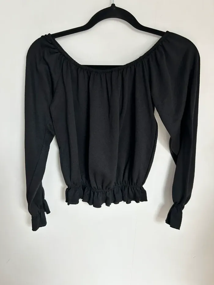 Haut femme noir taille S jennyfer - photo numéro 3