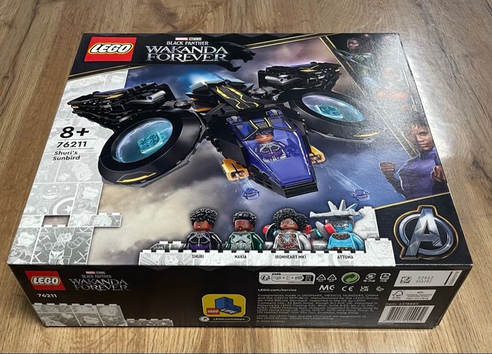 Lego Marvel le sunbird de shuri vaisseau jouet black Panther 76211 - photo numéro 4