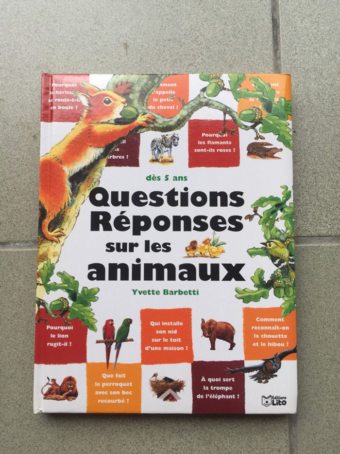 livre questions réponses sur les animaux