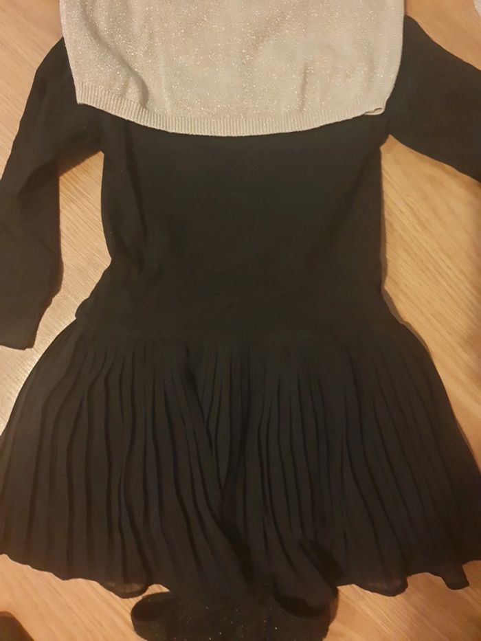 ensemble tenue de fête noir et doré 5 ans - photo numéro 10