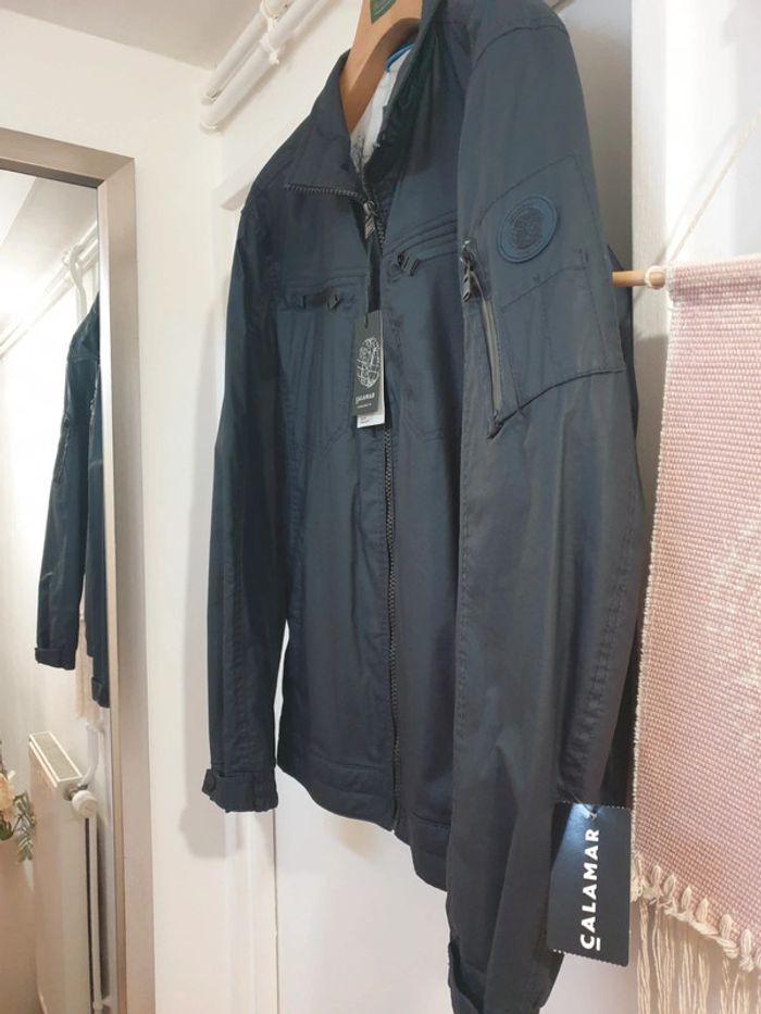 Veste Blouson Coupe Vent Parka Trench Déperlant Calamar Taille 52
