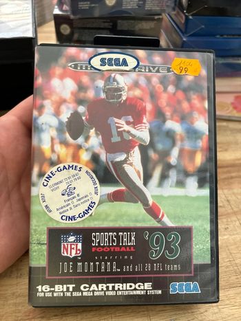 Sports Talk Football Starring Joe Montana - SEGA Megadribe / Genesis